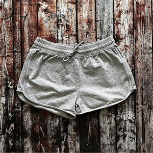 Gray Women's Casual Knit Shorts